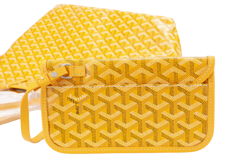 GOYARD SAINT LOUIS PM BAG YELLOW COLOR WITH DUST COVER