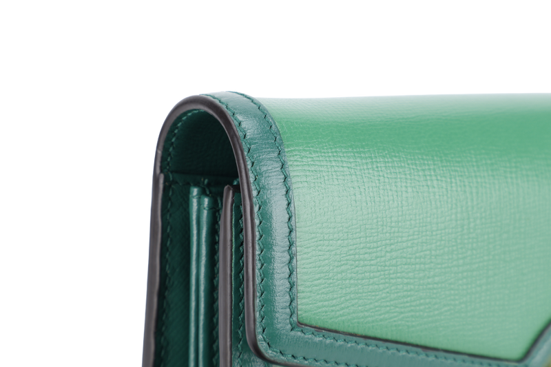 GUCCI 401231 1147 GREEN SERPENTI BUCKLE, WITH DUST COVER & BOX