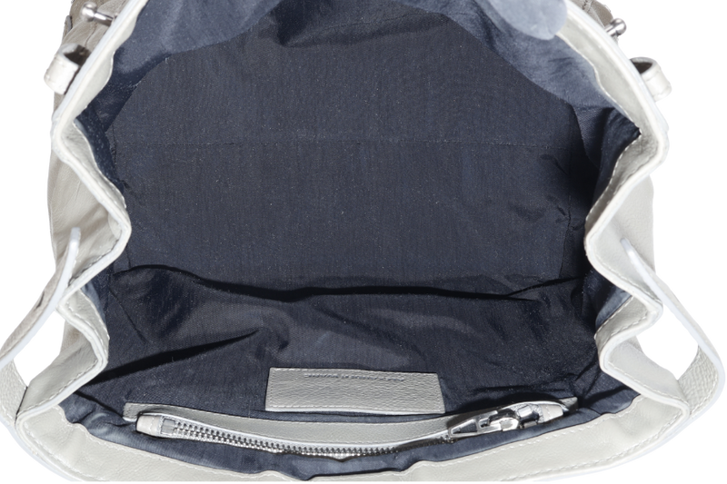ALEXANDER WANG GREY CALF LEATHER CLUTCH BAG NO DUST COVER