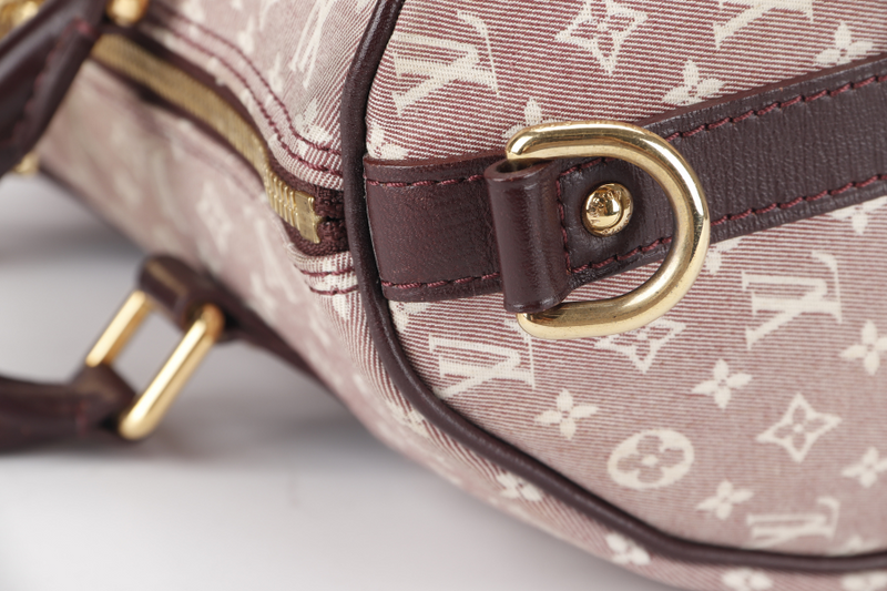 LOUIS VUITTON SPEEDY BANDOULIERE 30 (MB3173) MINI LIN MONOGRAM CANVAS GOLD HARDWARE WITH SLING