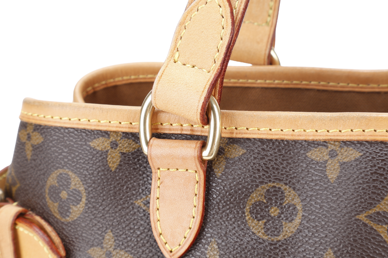 LOUIS VUITTON M51154 BATIGNOLLES TOTE BAG MONOGRAM CANVAS GOLD HARDWARE WITH DUST COVER