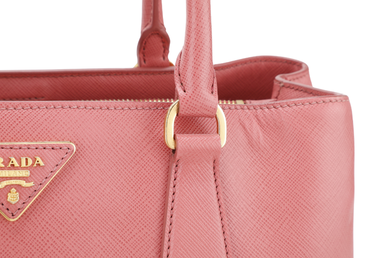 PRADA BN1874 SAFFIANO LUX TAMARIS COLOR GOLD HARDWARE WITH CARD, STRAPS NO DUST COVER