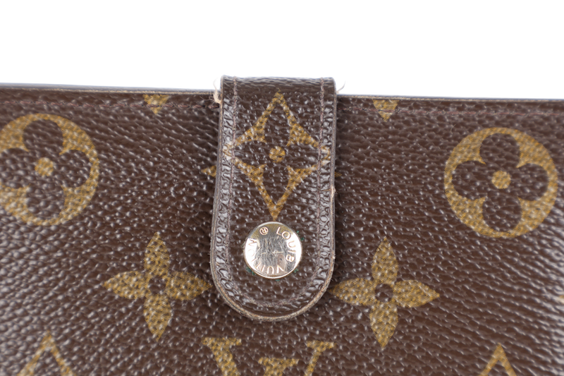 LOUIS VUITTON M61674 PORTEFEUILLE VIENNOIS WALLET GOLD HARDWARE WITH DUST COVER AND BOX