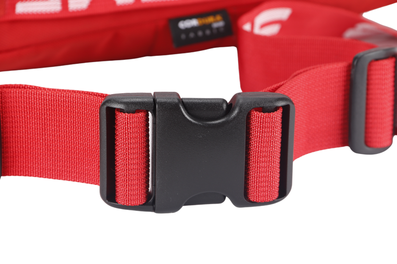 SUPREME RED CANVAS SS18 WAIST BAG NO DUST COVER