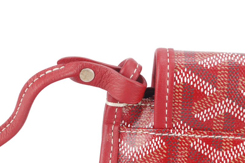 GOYARD PLUMET POCKET WALLET RED COLOR NO DUST COVER