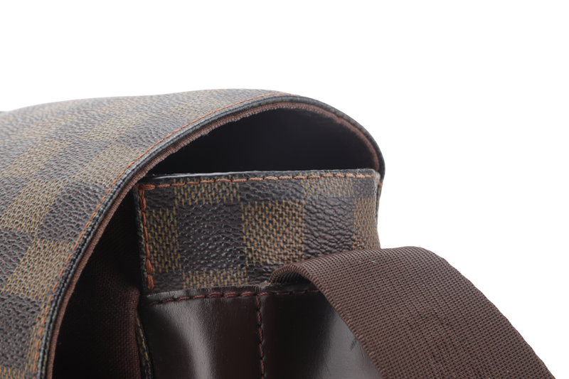 LOUIS VUITTON DAMIER EBENE MESSENGER BAG GOLD HARDWARE NO DUST COVER