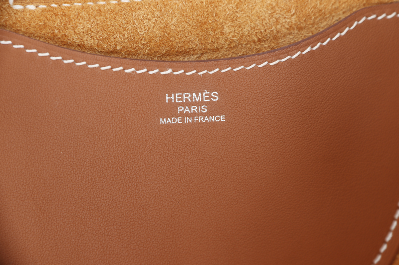 HERMES IN-THE-LOOP 18CM GOLD CLEMENCE AND PALLADIUM HARDWARE STAMP U (2022) WITH DUST COVER