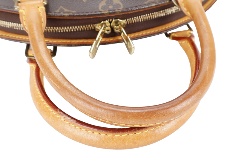 LOUIS VUITTON ELLIPSE BAG PM MONOGRAM CANVAS GOLD HARDWARE WITH DUST COVER AND LONG STRAP