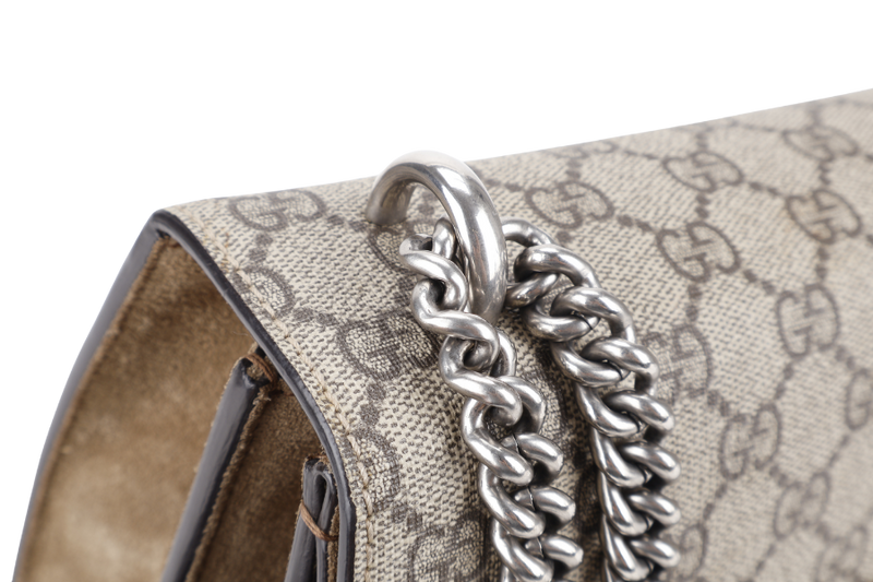 GUCCI DIONYSUS GG SILVER HARDWARE SHOULDER BAG NO DUST COVER