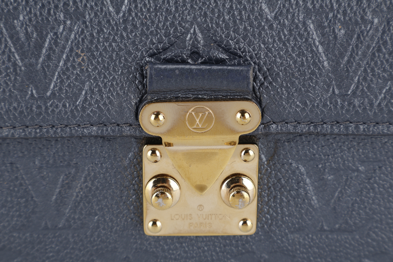 LOUIS VUITTON WOC METIS METALLIC GRAY MONOGRAM EMPREINTE LEATHER GOLD HARDWARE (2023) WITH CHAIN STRAPS, DUST COVER AND BOX