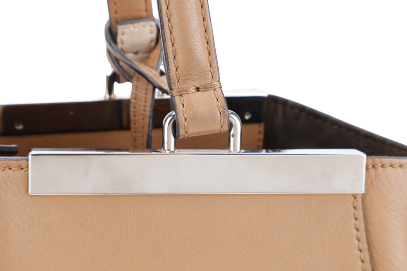 FENDI BICOLOR 3JOURS LEATHER TOTE BAG NO DUST COVER