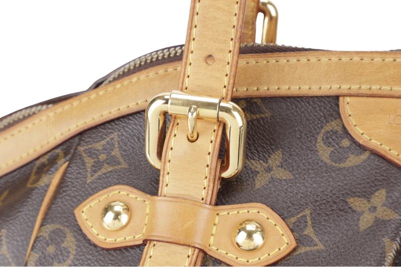 LOUIS VUITTON M40144 TIVOLI GM MONOGRAM CANVAS GOLD HARDWARE WITH DUST COVER