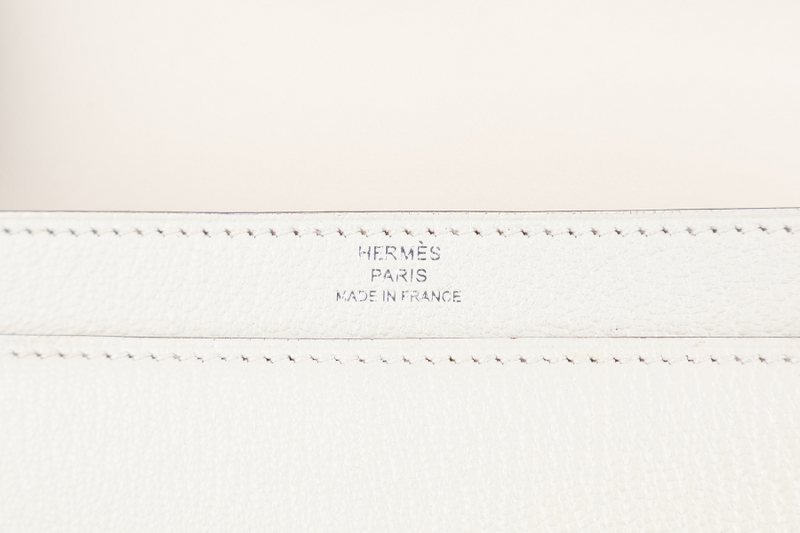 HERMES MINI VERROU NATA CHEVRE MYSORE ALLEGRO SANGLE STAMP Y (YEAR 2020) SILVER HARDWARE, BOX AND FELT COVER