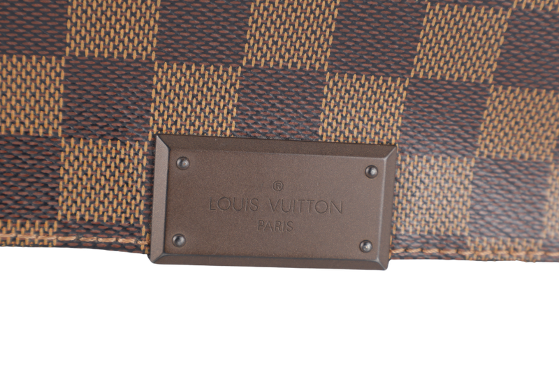 LOUIS VUITTON DISTRICT DAMIER EBENE SLING BAG WITH DUST COVER