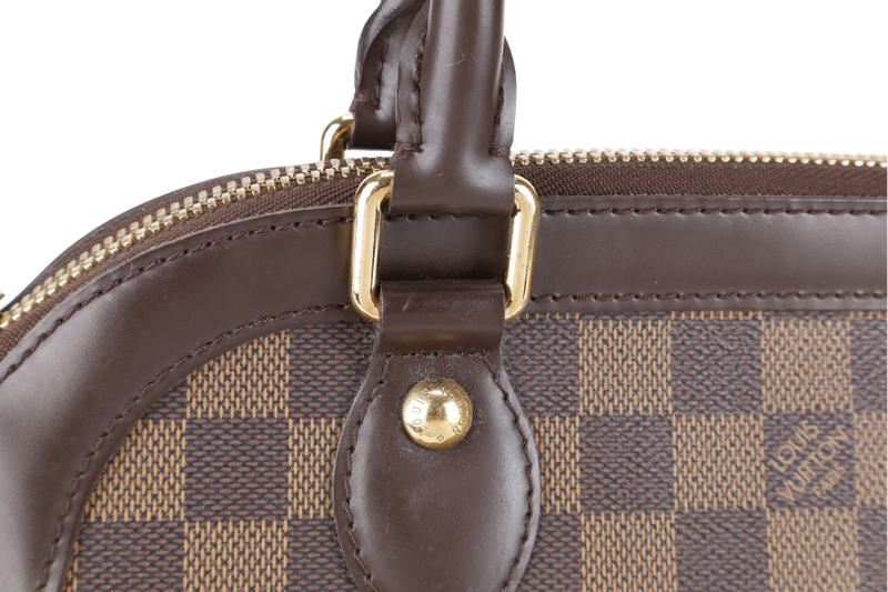 LOUIS VUITTON N51997 TREVI DAMIER EBENE CANVAS GOLD HARDWARE WITH STRAPS NO DUST COVER
