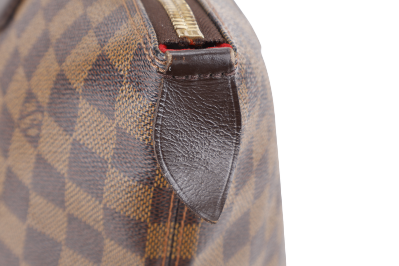 LOUIS VUITTON N51183 SALEYA PM BROWN DAMIER EBENE GOLD HARDWARE WITH DUST COVER