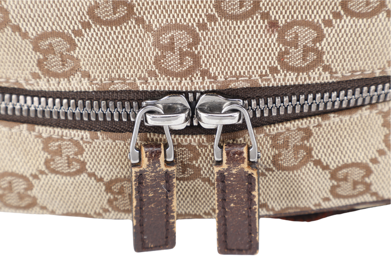 GUCCI MESENGER BAG CANVAS SILVER HARDWARE NO DUST COVER