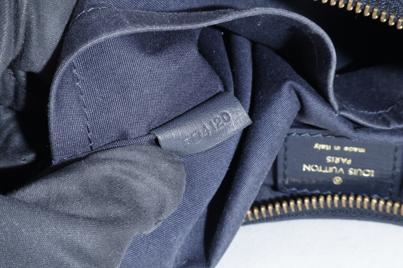 LOUIS VUITTON M40404 IDYLLE RHAPSODY MM NAVY BLUE MONOGRAM CANVAS GOLD HARDWARE WITH DUST COVER