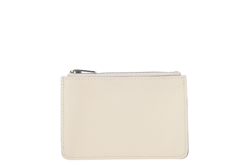 HERMES CONSTANCE SLIM NATA EPSOM WITH CITRON LAQUER HARDWARE WITH DUST COVER AND BOX