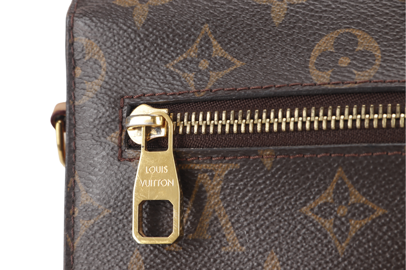 LOUIS VUITTON POCHETTE MÉTIS 24 (M44875) BROWN MONOGRAM CANVAS GOLD HARDWARE PL3106 NO DUST COVER