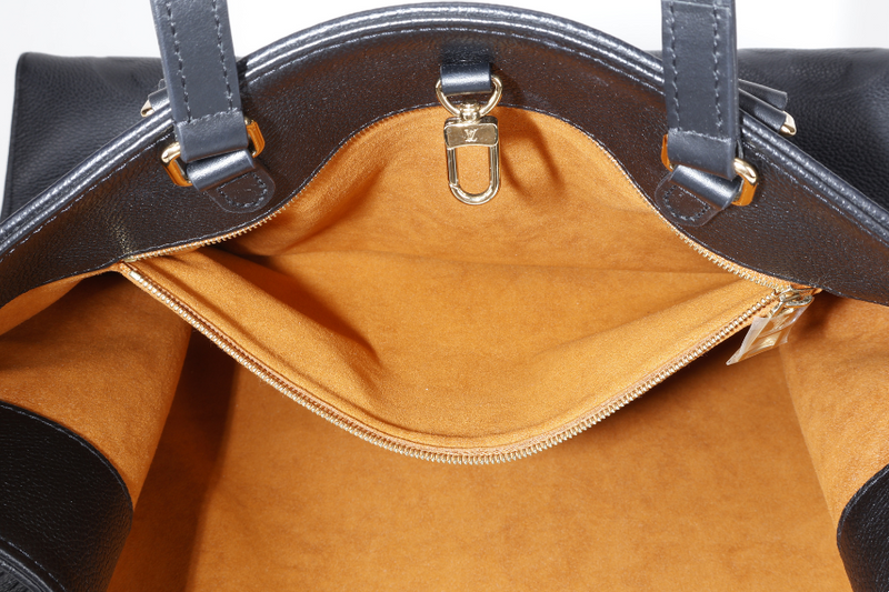 LOUIS VUITTON M44925 ON THE GO GM BLACK MONOGRAM EMPREINTE LEATHER GOLD HARDWARE WITH DUST COVER
