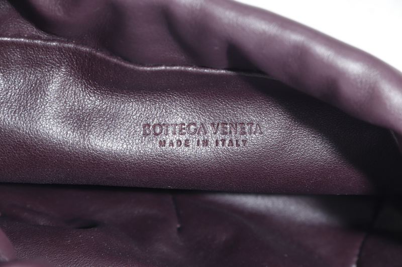 BOTTEGA VENETA MINI BULB PURPLE CALFSKIN LEATHER WITH DUST COVER AND BOX