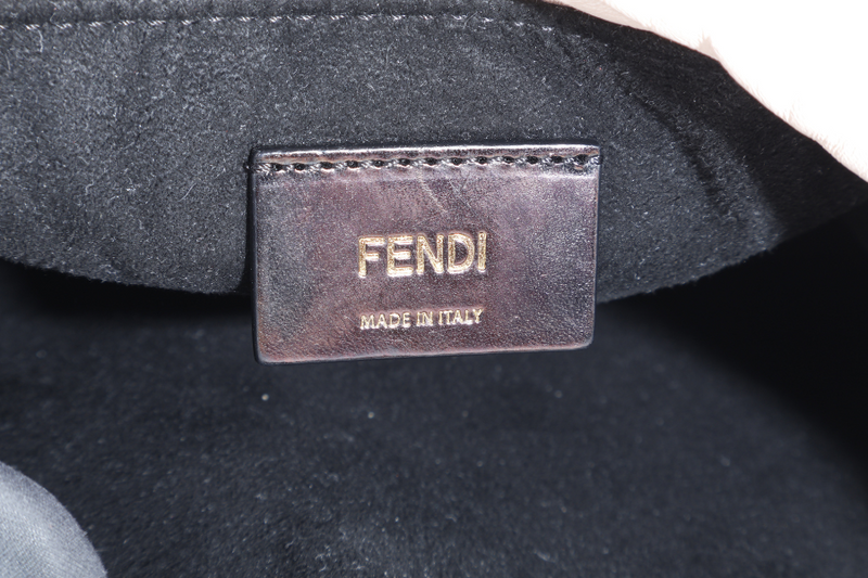 FENDI PACK DRAWSTRING IN PINK LAMBSKIN GOLD HARDWARE WITH STRAPS WITH DUST COVER