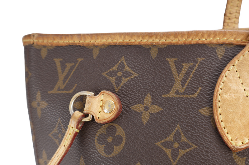 LOUIS VUITTON NEVERFULL M46975 MONOGRAM CANVAS GOLD HARDWARE NO DUST COVER