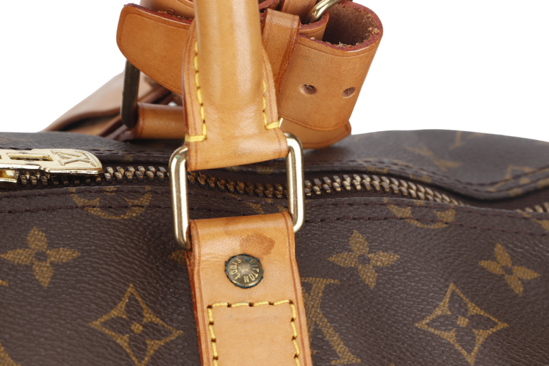 LOUIS VUITTON KEEPALL 55 (M41424) BROWN MONOGRAM CANVAS GOLD HARDWARE SP0974 NO DUST COVER