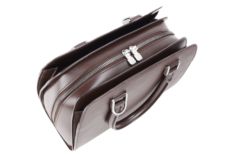 LOUIS VUITTON POINT-NEUF DARK BROWN EPI LEATHER SILVER HARDWARE NO DUST COVER