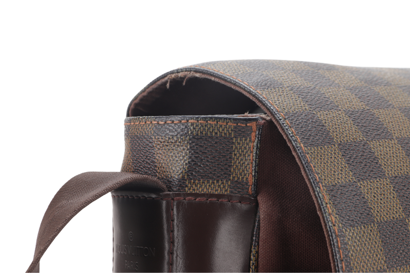 LOUIS VUITTON DAMIER EBENE MESSENGER BAG GOLD HARDWARE NO DUST COVER
