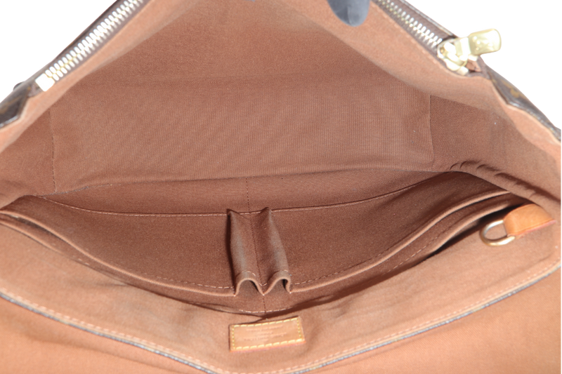 LOUIS VUITTON MM NOBOURG SHOULDER BAG MONOGRAM CANVAS WITH GOLD HARDWARE NO DUST COVER