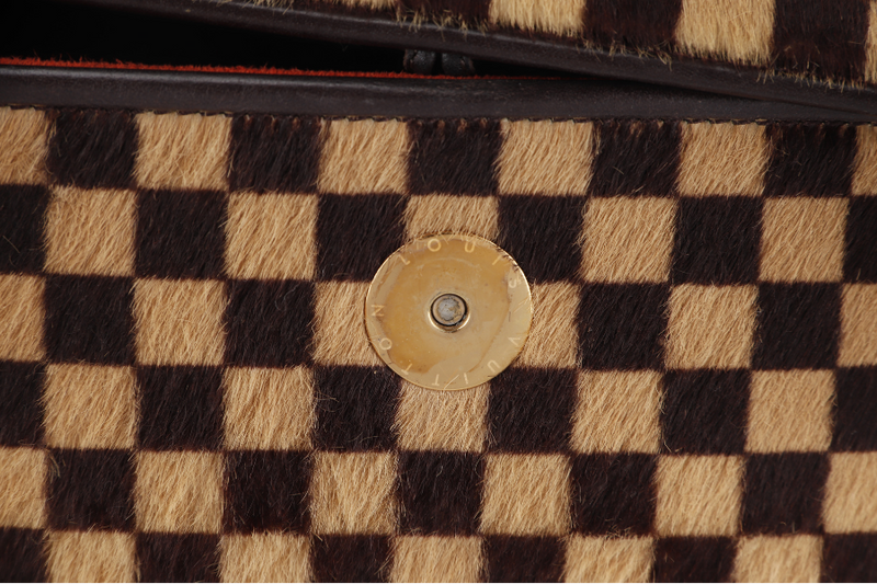 LOUIS VUITTON DAMIER SAUVAGE LIONNE SATCHEL (M92131) NO DUST COVER