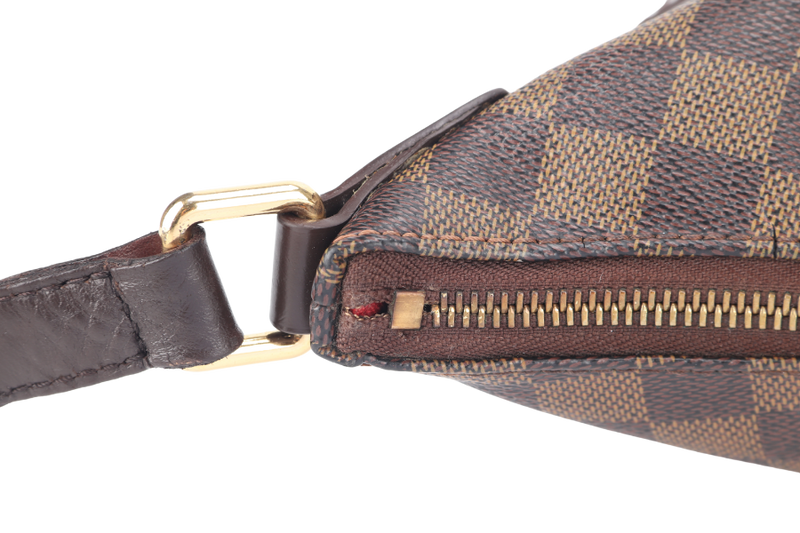 LOUIS VUITTON N42250 BLOOMSBURY GM DAMIER EBENE CANVAS GOLD HARDWARE WITH DUST COVER