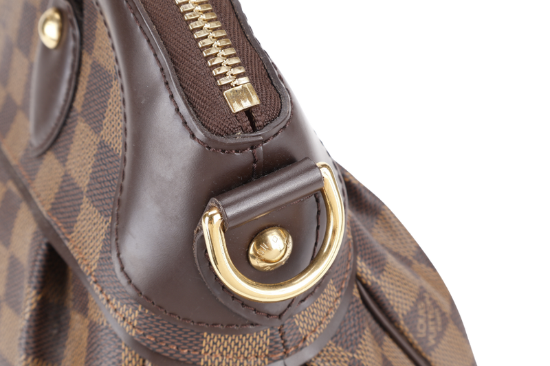 LOUIS VUITTON N51997 TREVI DAMIER EBENE CANVAS GOLD HARDWARE WITH STRAPS NO DUST COVER