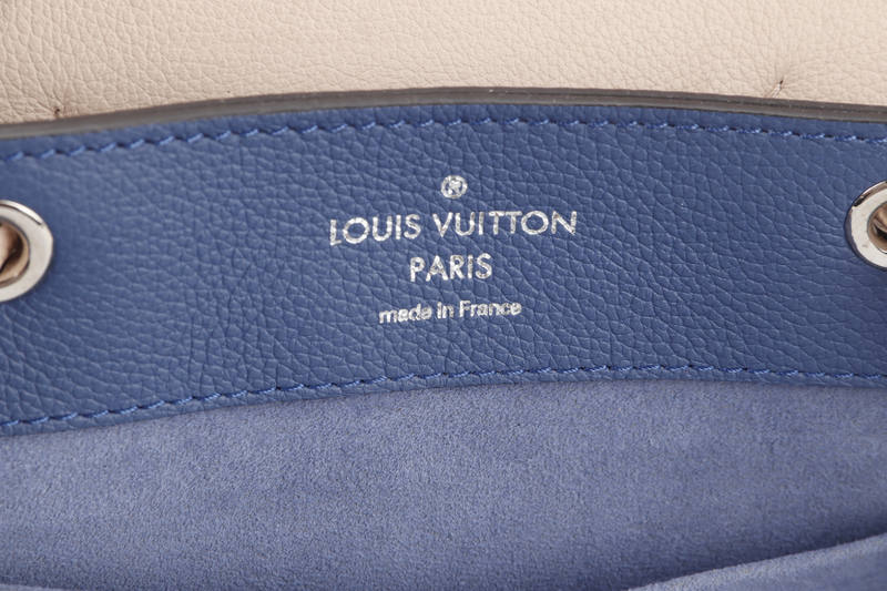 LOUIS VUITTON TAURILLON LOCKME BACKPACK (M41817) BLUE-PINK CALFSKIN LEATHER SILVER HARDWARE NO DUST COVER