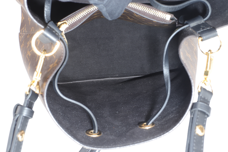 LOUIS VUITTON M44020 NEO NOE MM BROWN MONOGRAM CANVAS GOLD HARDWARE NO DUST COVER