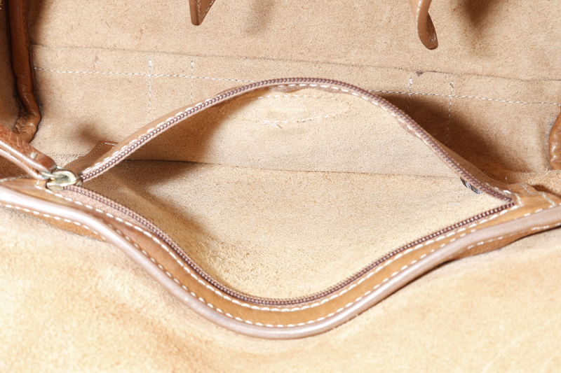 MULBERRY BAYSWATER SMALL BROWN LEATHER GOLD HARDWARE WITH LEATHER STRAPS AND DUST COVER