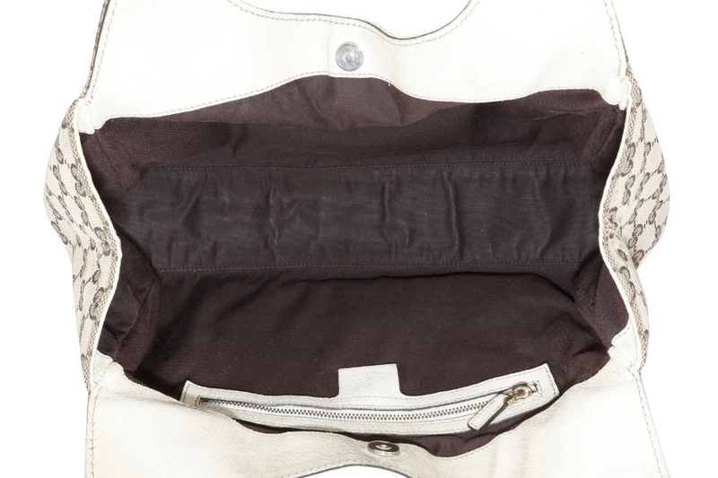 GUCCI SUKEY BAG MEDIUM BEIGE GG CANVAS GOLD HARDWARE NO DUST COVER