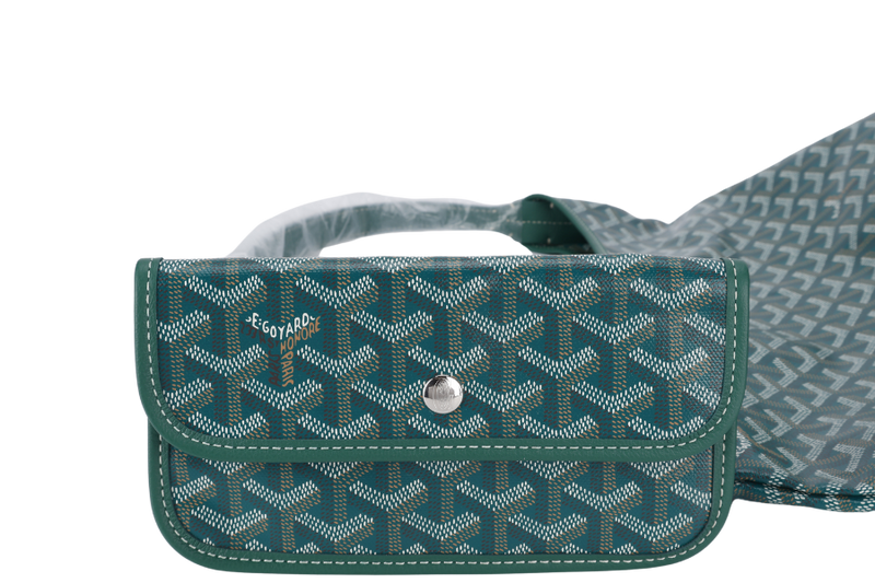 GOYARD BOHEME HOBO GREEN WITH SMALL POUCH AND DUST COVER