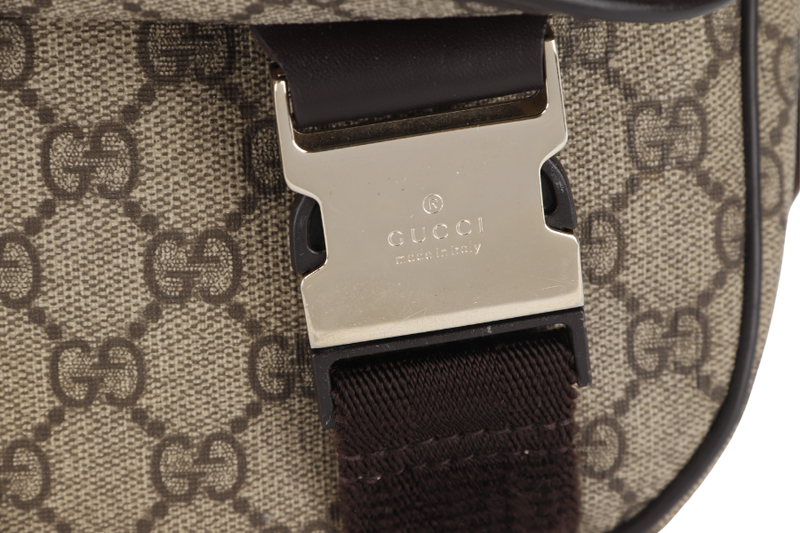 GUCCI GG SUPREME COATED CANVAS MESSENGER BAG WITH DUST COVER