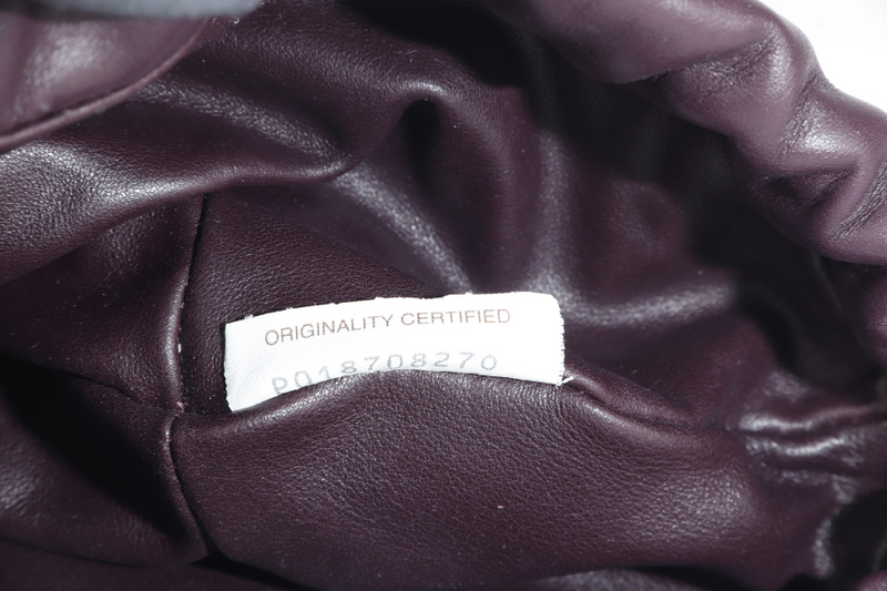 BOTTEGA VENETA MINI BULB PURPLE CALFSKIN LEATHER WITH DUST COVER AND BOX