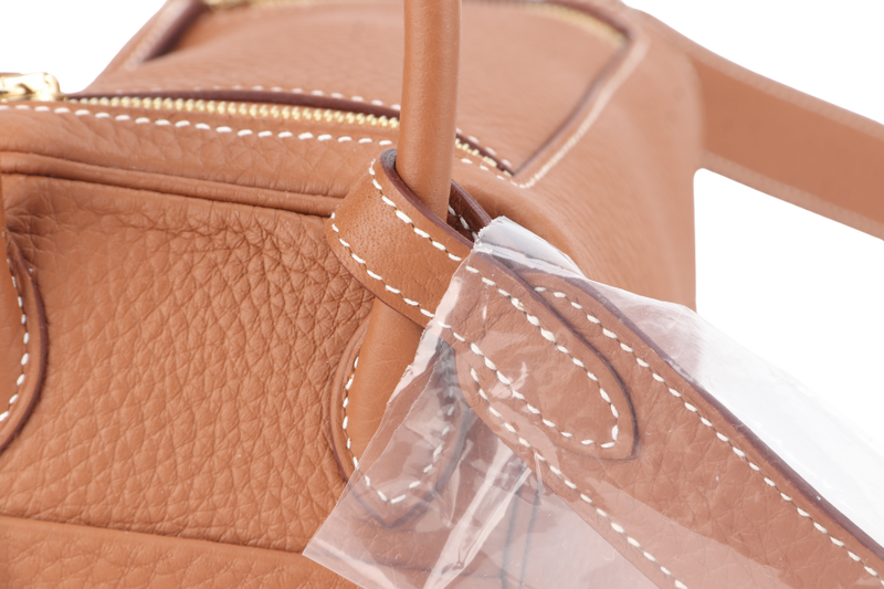 HERMES MINI LINDY GOLD COLOR CLEMENCE GOLD HARDWARE STAMP K (YEAR 2025) WITH DUST COVER AND BOX