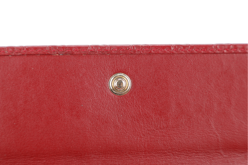 GUCCI GG SIGNATURE CONTINENTAL ZIP LONG WALLET GOLD HARDWARE WITH DUST COVER AND BOX
