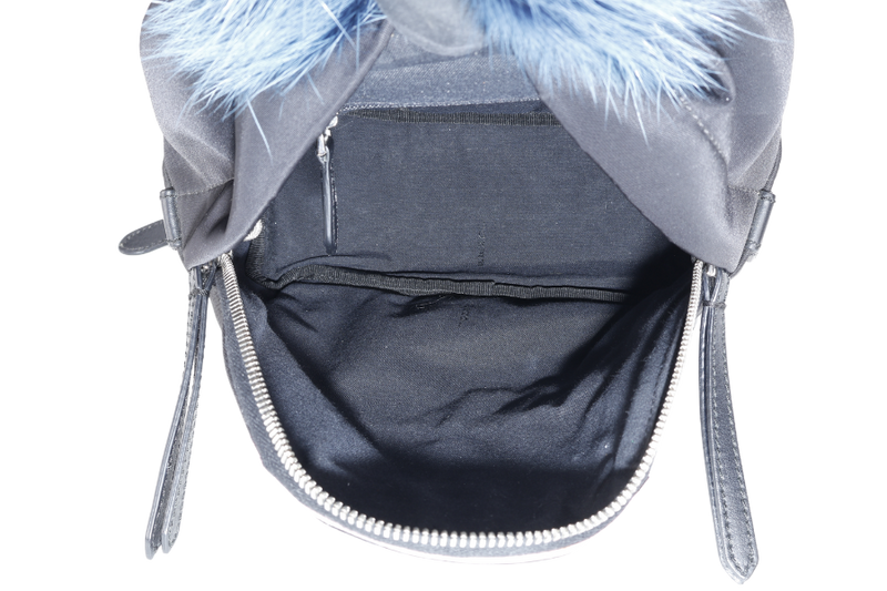 FENDI BUG MONSTER BACKPACK BLACK COLOR WITH DUST COVER