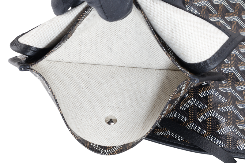GOYARD SAINT LOUIS GM BAG BLACK COLOR WITH DUST COVER