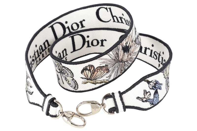 CHRISTIAN DIOR LADY DIOR MEDIUM LADY D-LITE BAG (50-MA-0293) GOLD HARDWARE WITH STRAPS, CARD AND DUST COVER
