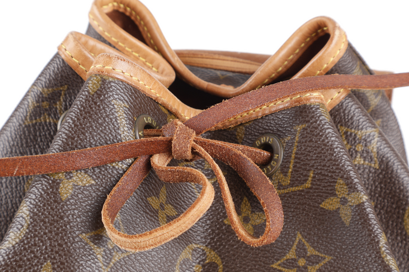 LOUIS VUITTON M51136 MONTSOURIS MM BACKPACK MONOGRAM COATED CANVAS GOLD HARDWARE NO DUST COVER