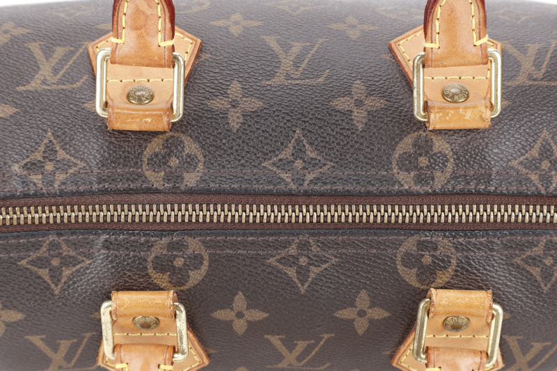 LOUIS VUITTON SPEEDY 25 MONOGRAM CANVAS GOLD HARDWARE NO DUST COVER