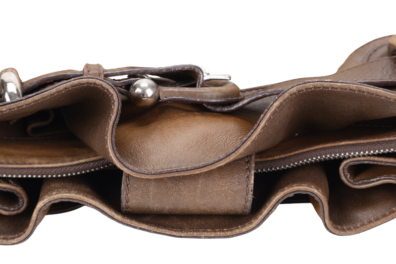 BURBERRY HOUSE CHECK BEATON HOBO CANVAS NO DUST COVER